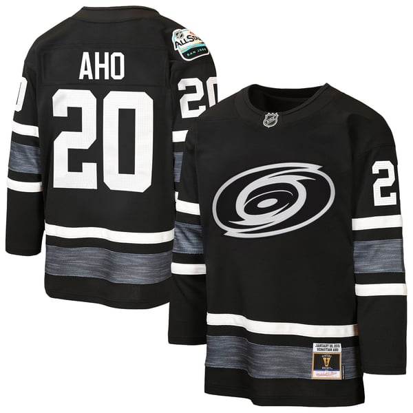 Teams Fans Shop Youth Mitchell & Ness Sebastian Aho Carolina Hurricanes 2019 All-Star Jersey