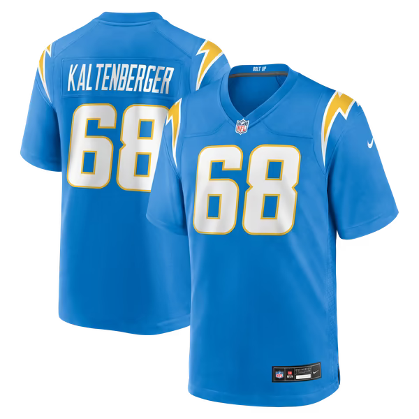 Josh Kaltenberger Los Angeles Chargers Official-Nike Team Game Jersey - Powder Blue