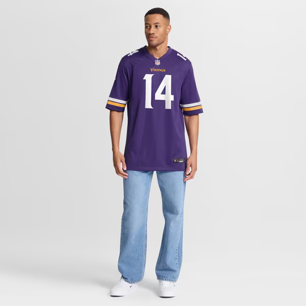 Jauan Jennings Minnesota Vikings Official-Nike Team Game Jersey - Purple