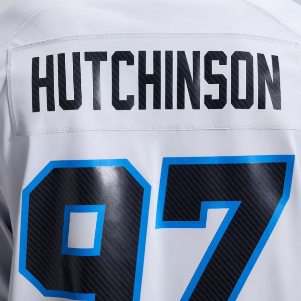 Aidan Hutchinson Detroit Lions Official-Nike 2026 Rivalries Collection Game Jersey - Silver