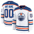 Teams Fans Shop Edmonton Oilers Fanatics Away Premium Custom Jersey - White