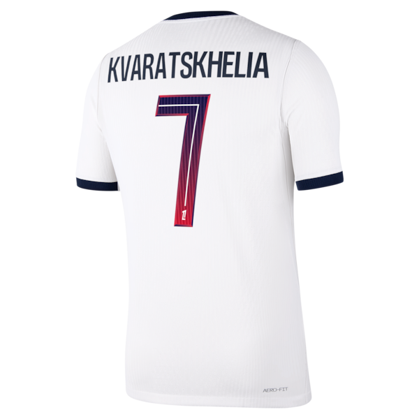 Khvicha Kvaratskhelia Paris Saint-Germain Official-nike 2026/27 Away Match Authentic Jersey - White