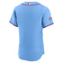 St. Louis Cardinals Official-Nike Alternate Sponsor Patch Authentic Jersey - Light Blue