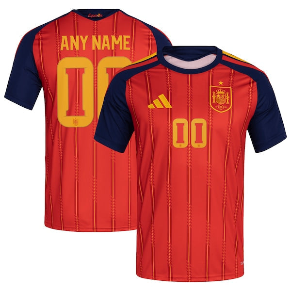 Official-Adidas Spain National Team 2026 Home Replica Custom Jersey Red