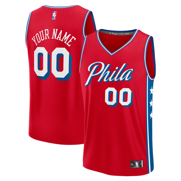 Teams Fans Shop Philadelphia 76ers Fanatics Fast Break Jersey - Red