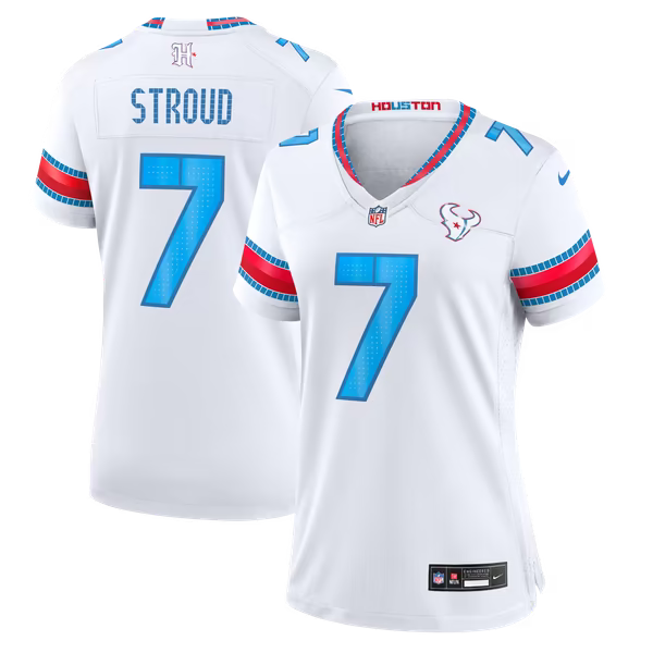 C.J. Stroud Houston Texans Official-Nike Women's 2026 Rivalries Collection Game Jersey - White