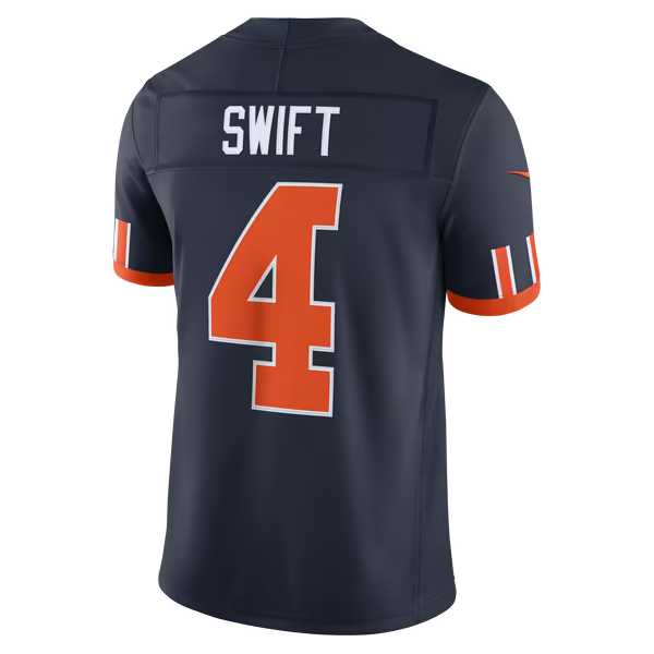 D'Andre Swift Chicago Bears Official-Nike 2026 Rivalries Collection Game Jersey - Navy