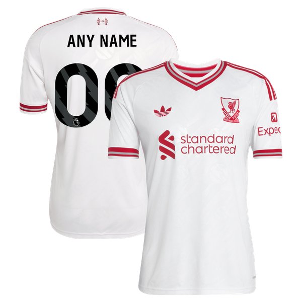Liverpool Official-Adidas 2026/27 Away Replica Custom Jersey - White