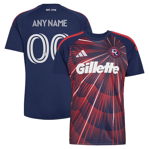 Official-Adidas New England Revolution 2026 Independence Day Replica Custom Jersey Blue