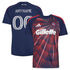 Official-Adidas New England Revolution 2026 Independence Day Replica Custom Jersey Blue