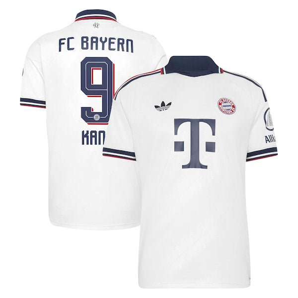 Harry Kane Bayern Munich Official-Adidas 2026/27 Away Replica Jersey - White