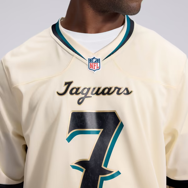 Brian Thomas Jr. Jacksonville Jaguars Official-Nike 2026 Rivalries Collection Game Jersey - Natural