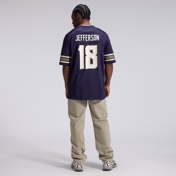 Justin Jefferson Minnesota Vikings Official-Nike 2026 Rivalries Collection Game Jersey - Purple