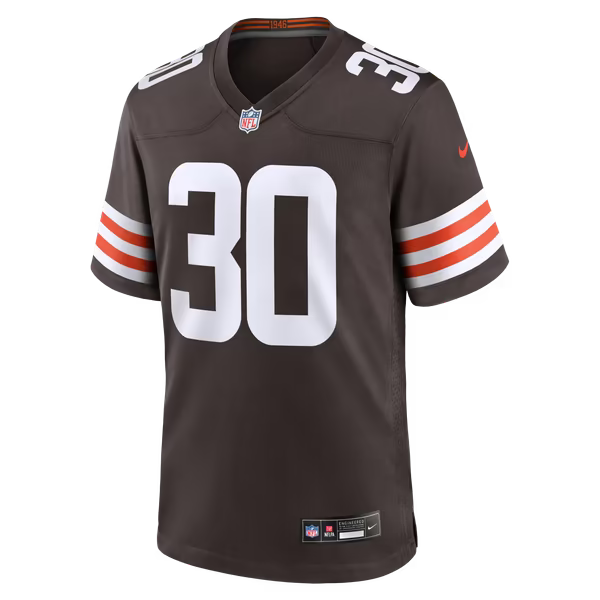 Zion Washington Cleveland Browns Official-Nike Team Game Jersey - Brown
