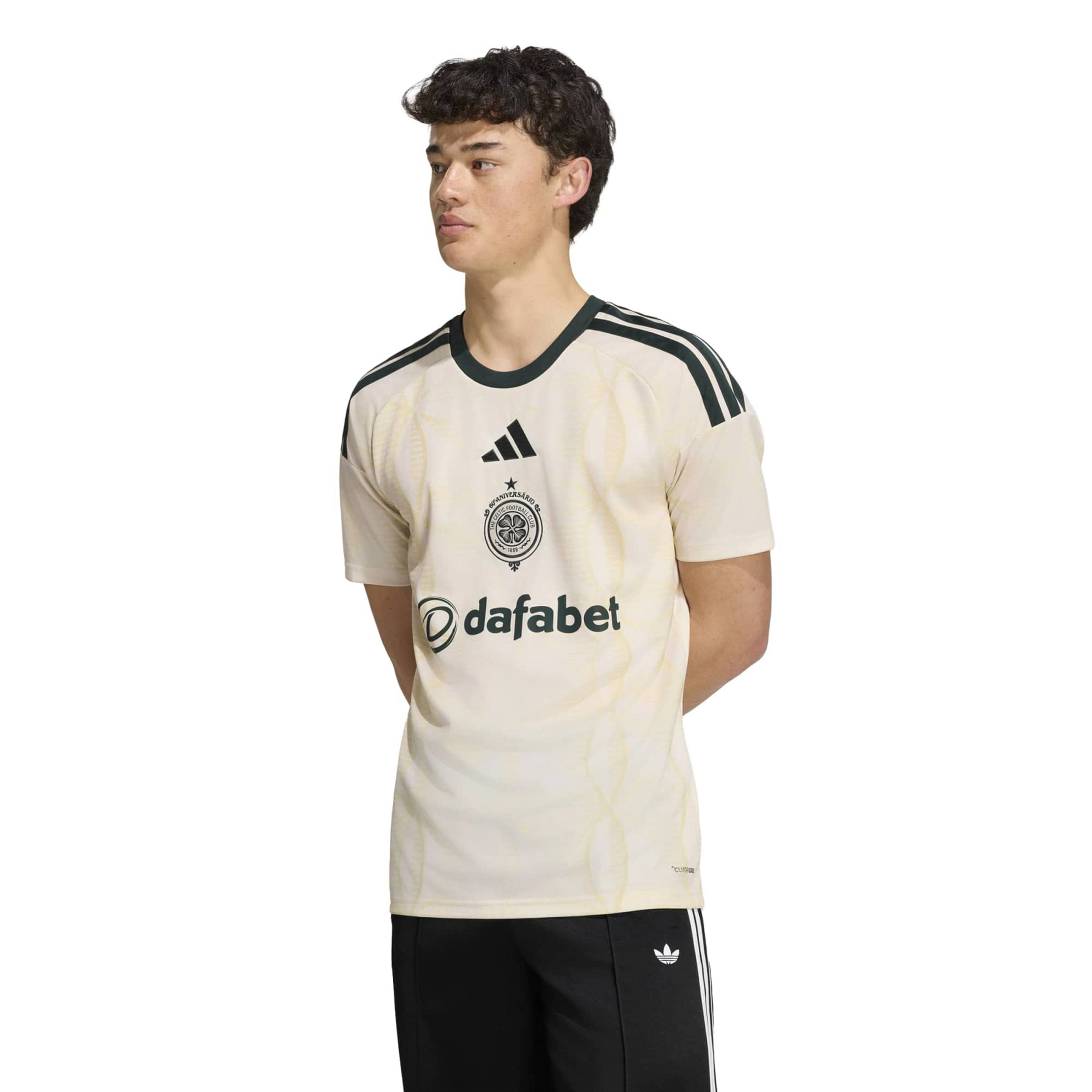 Celtic Official-Adidas 2026/27 Away Replica Jersey - Black/Green