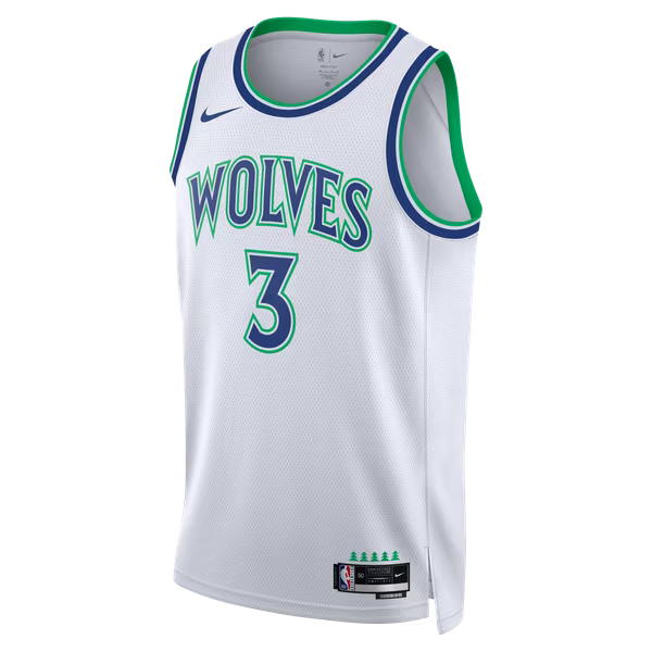 Jaden McDaniels Minnesota Timberwolves Official-Nike Unisex Swingman Jersey - Association Edition - White