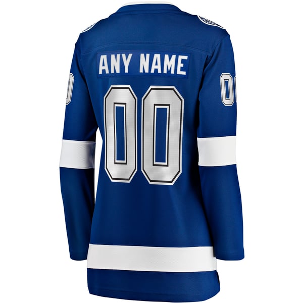 Teams Fans Shop Fanatics Women's Tampa Bay Lightning Breakaway Custom Jersey