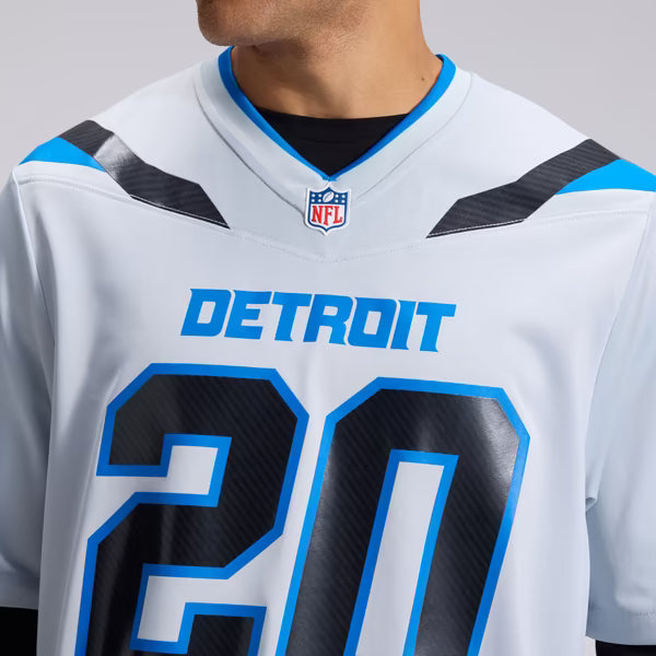 Barry Sanders Detroit Lions Official-Nike 2026 Rivalries Collection Game Jersey - Silver