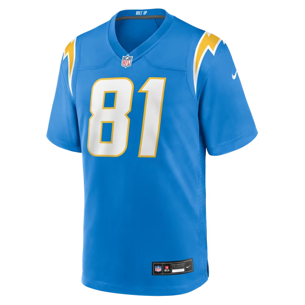 Patrick Herbert Los Angeles Chargers Official-Nike Team Game Jersey - Powder Blue