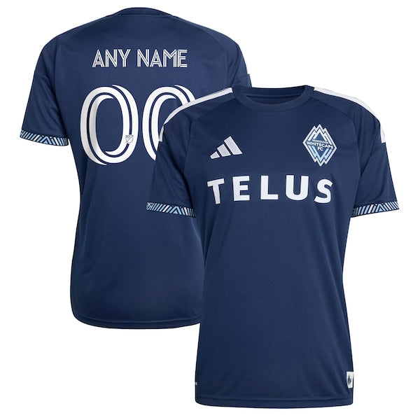 Official-Adidas Vancouver Whitecaps FC 2026 The Coastal Jersey Replica Custom Deep Sea Blue