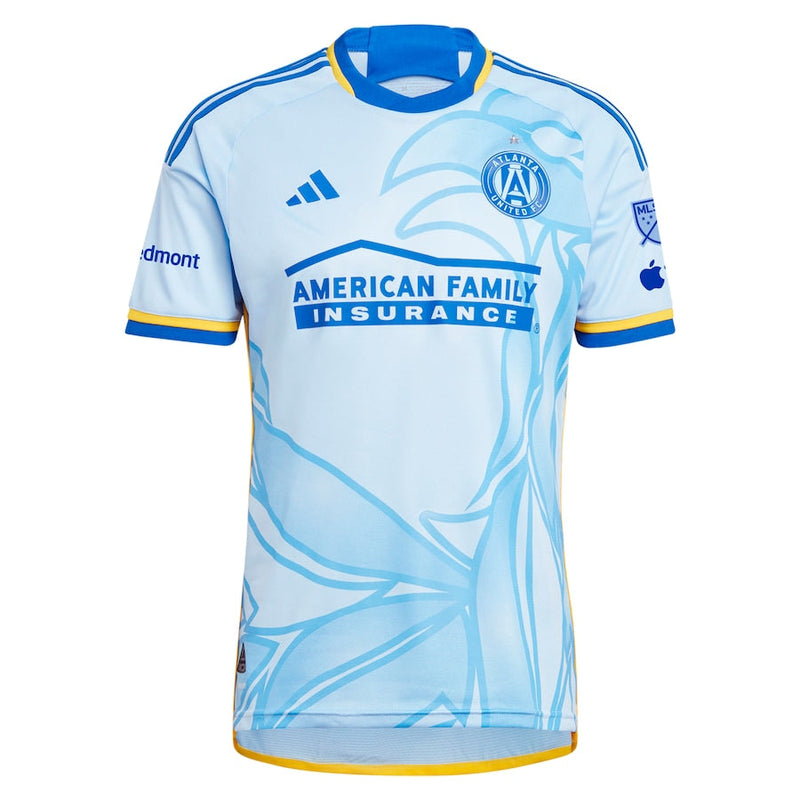 Caleb Wiley Atlanta United FC adidas 2024 The Resurgens Kit Authentic Player Jersey - Light Blue