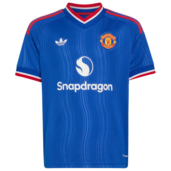 Manchester United Official-Adidas Youth 2026/27 Away Replica Custom Jersey - Royal
