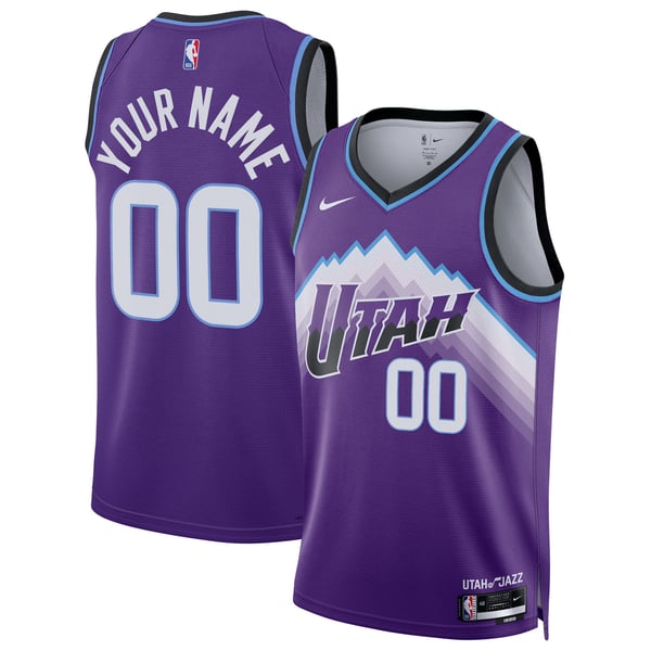 Teams Fans Shop Unisex Nike Utah Jazz Icon Swingman Custom Jersey Purple