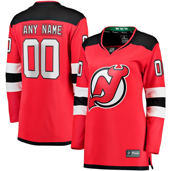 Teams Fans Shop Fanatics Women's New Jersey Devils Breakaway Jersey Red