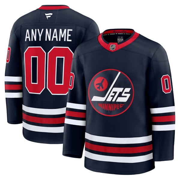 Teams Fans Shop Winnipeg Jets Fanatics Alternate Premium Custom Jersey