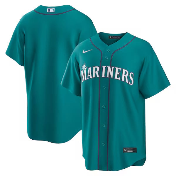 Seattle Mariners Official-Nike Alternate Replica Jersey - Teal