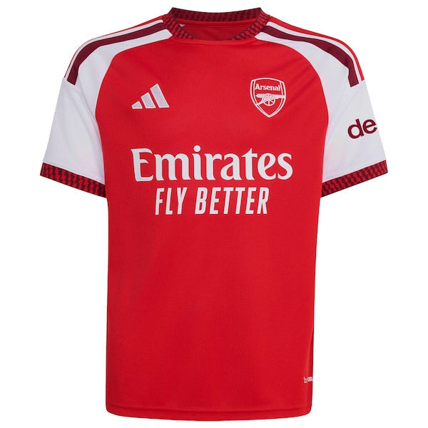 Official-Adidas Arsenal 2026/27 Home Replica Custom Youth Jersey Red