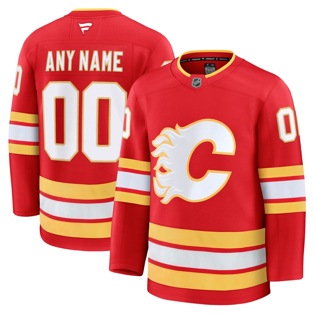 Teams Fans Shop Fanatics Calgary Flames Home Premium Custom Jersey