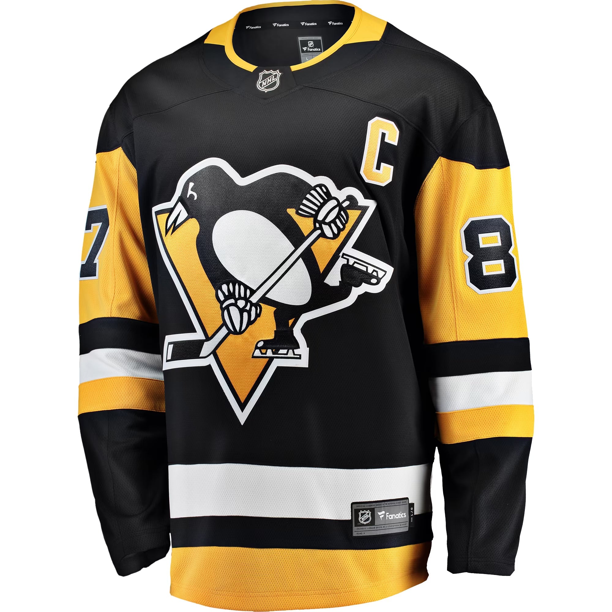 Teams Fans Shop Sidney Crosby Pittsburgh Penguins Fanatics Captain Home Jersey