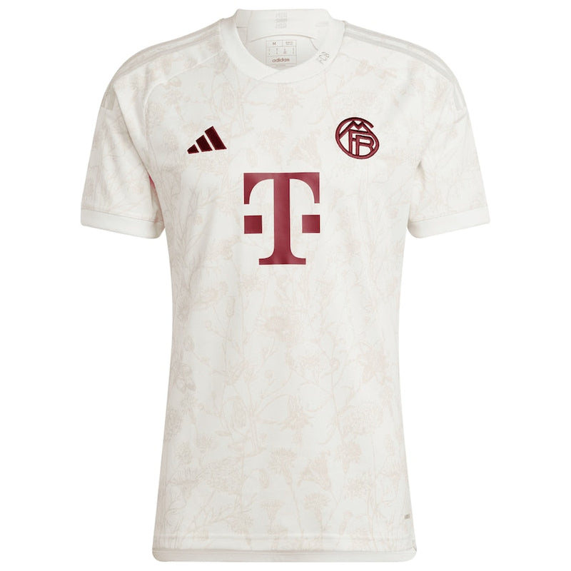 Jamal Musiala Bayern Munich adidas 2023/24 Third Jersey - White