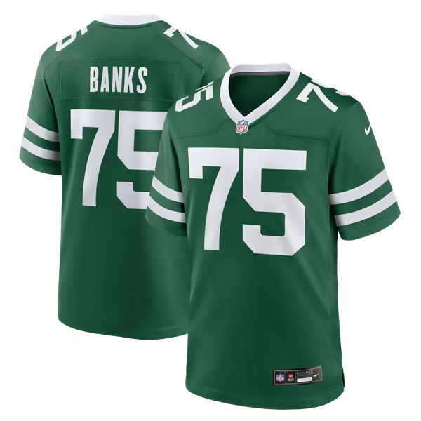 Brant Banks New York Jets Official-Nike Team Game Jersey - Legacy Green
