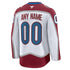 Teams Fans Shop Colorado Avalanche Fanatics Away Premium Custom Jersey - White