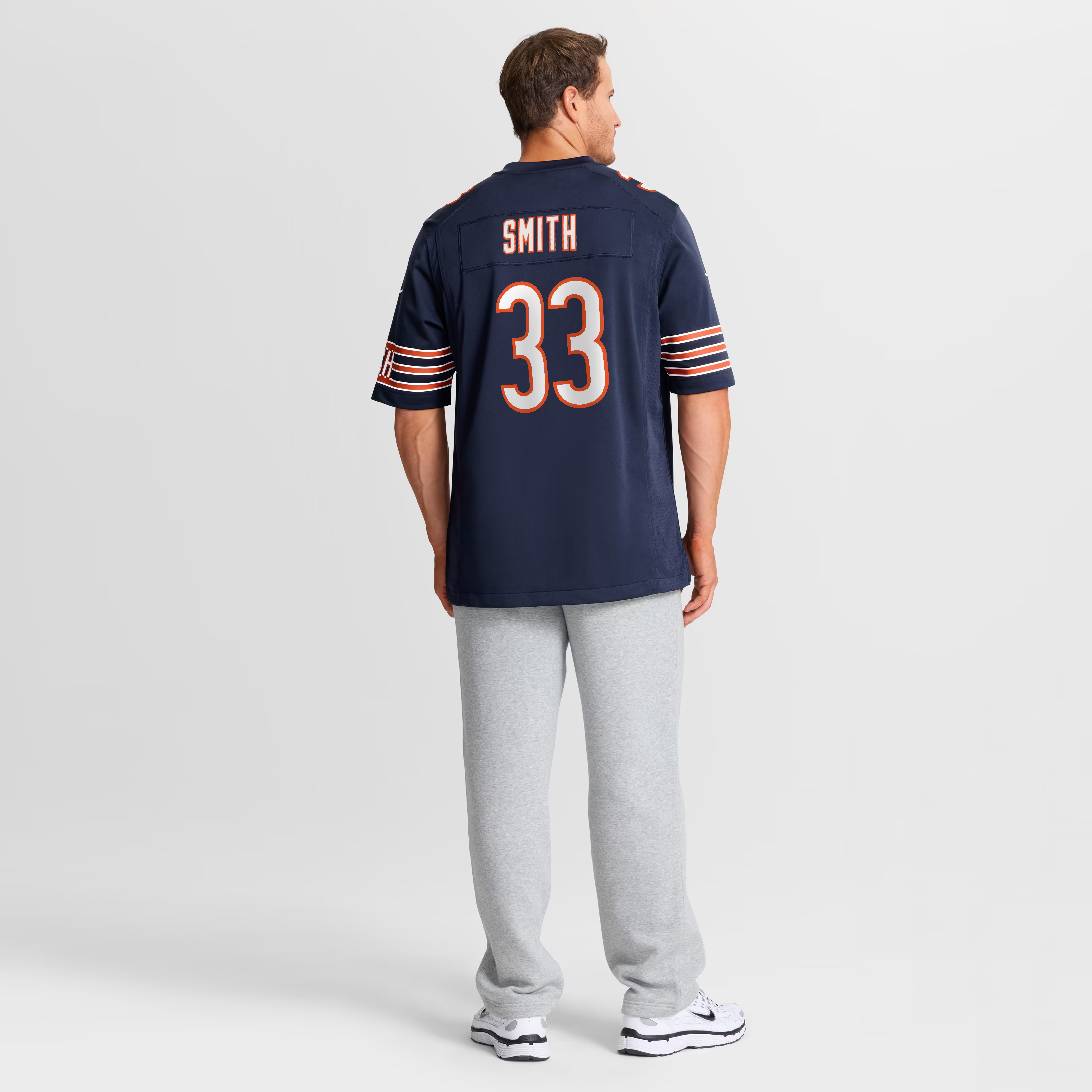 Keidron Smith Chicago Bears Official-Nike Team Game Jersey - Navy