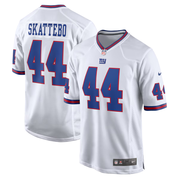 Cam Skattebo New York Giants Official-Nike Alternate Vintage White Game Jersey - White