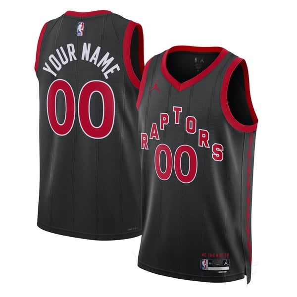 Teams Fans Shop Unisex Jordan Brand Toronto Raptors Statement Jersey Black