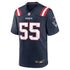 Jared Wilson New England Patriots Official-Nike Team Game Jersey - Navy