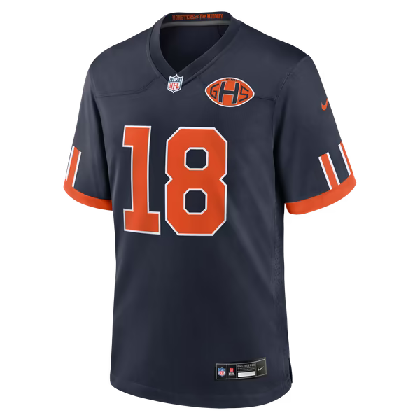 Caleb Williams Chicago Bears Official-Nike 2026 Rivalries Collection Game Jersey - Navy
