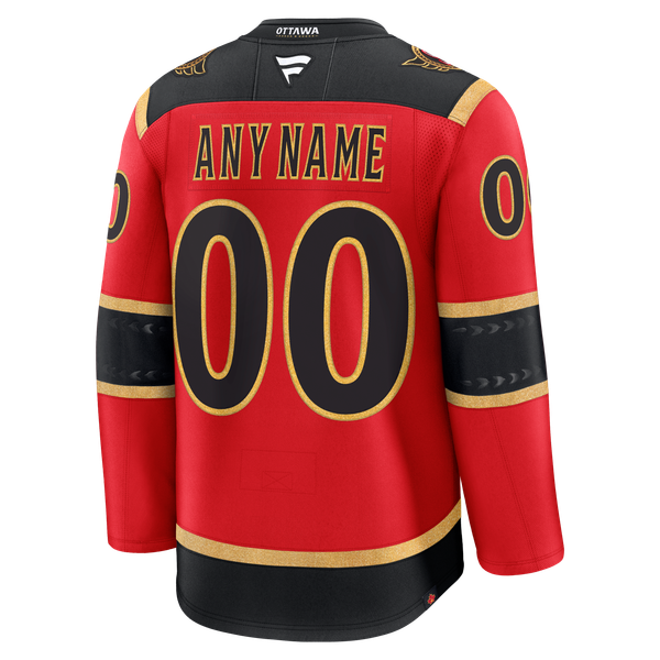 Teams Fans Shop Ottawa Senators Fanatics Alternate Custom Jersey Red