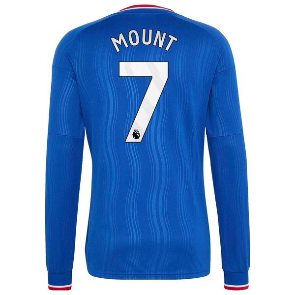 Mason Mount Manchester United Official-Adidas 2026/27 Away Replica Long Sleeve Jersey - Royal