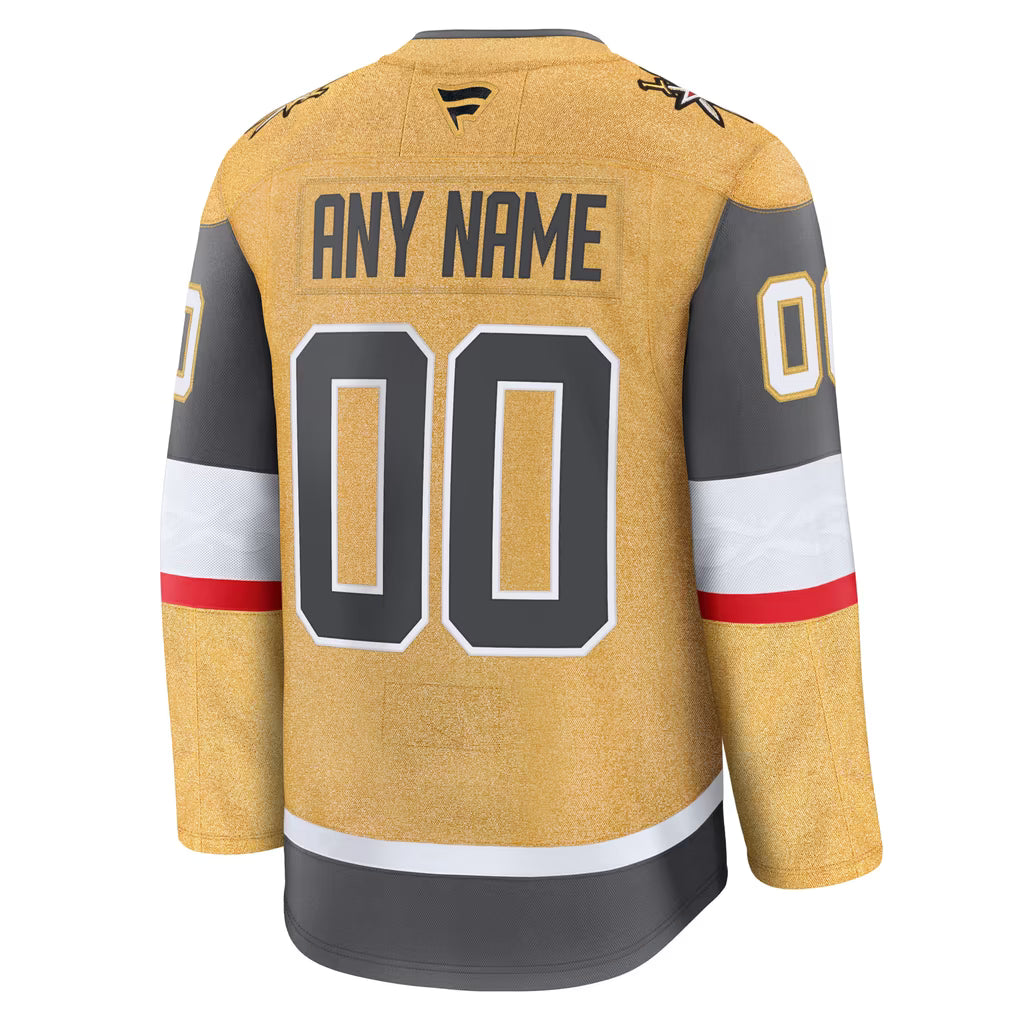 Teams Fans Shop Vegas Golden Knights Fanatics Home Premium Jersey - Gold