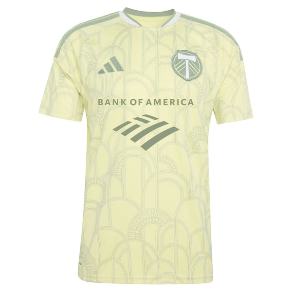 Official-Adidas David Da Costa Portland Timbers 2026 Civic Stadium Kit Replica Jersey Yellow