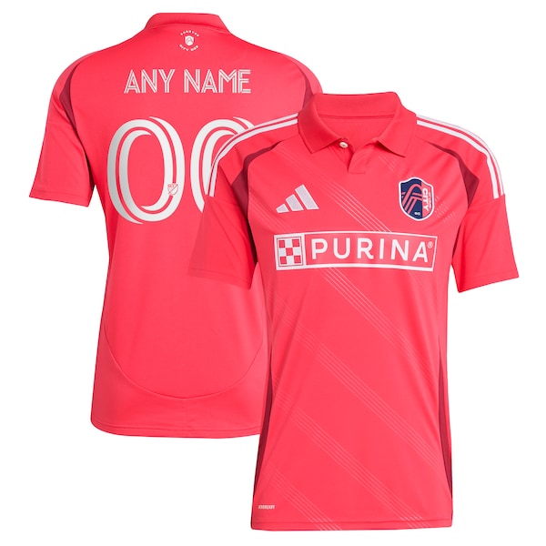 Official-Adidas St. Louis CITY SC Men's 2025 Forever CITY Red Replica Custom Jersey