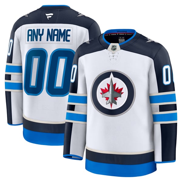 Teams Fans Shop Winnipeg Jets Fanatics Away Premium Custom Jersey White