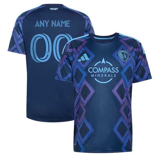 Official-Adidas Sporting Kansas City 2026 The 18th & Vine Kit Replica Custom Jersey Blue