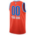 Teams Fans Shop Jordan Brand Unisex OKC Thunder Statement Jersey Orange
