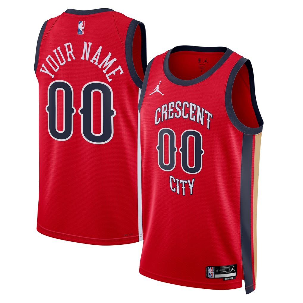 Teams Fans Shop New Orleans Pelicans Jordan Brand Unisex Swingman Jersey Red